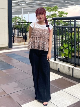 「archives（アルシーヴ）のアイテム」を使った、archivesさん（レディース・153cm）の夏コーディネート