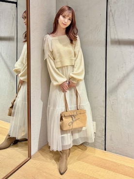 archivesさん（骨格ナチュラル・レディース・157cm）の秋コーディネート