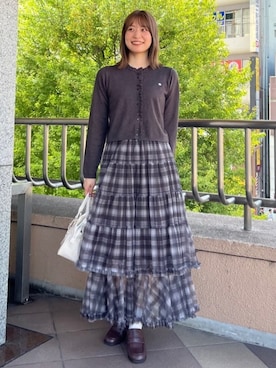 「archives（アルシーヴ）のアイテム（バッグ）」を使った、archivesさん（レディース・161cm）の秋コーディネート