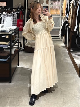 「archives（アルシーヴ）のアイテム（ワンピース/ドレス）」を使った、archivesさん（レディース・152cm）の春コーディネート