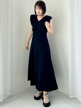 「archives（アルシーヴ）のアイテム（ワンピース/ドレス）」を使った、archivesさん（レディース・158cm）の夏コーディネート
