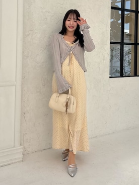 「archives（アルシーヴ）のアイテム（トップス）」を使った、archivesさん（レディース・154cm）の春コーディネート