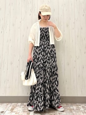 「archives（アルシーヴ）のアイテム（トップス）」を使った、archivesさん（レディース・151cm）の夏コーディネート