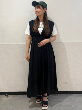 「archives（アルシーヴ）のアイテム」を使った、archivesさん（骨格ストレート・レディース・162cm）の夏コーディネート