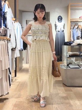 「archives（アルシーヴ）のアイテム（ワンピース/ドレス）」を使った、archivesさん（レディース・157cm）の夏コーディネート