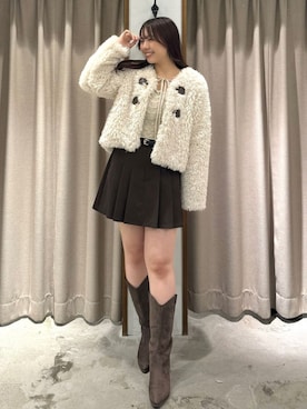「アイテム（ダッフルコート）」を使った、archivesさん（レディース・158cm）の秋コーディネート
