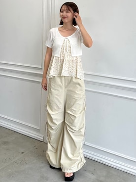 「アイテム（アンサンブル）」を使った、archivesさん（レディース・158cm）の夏コーディネート