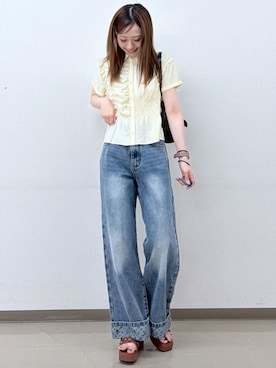 「archives（アルシーヴ）のアイテム」を使った、archivesさん（レディース・162cm）の夏コーディネート