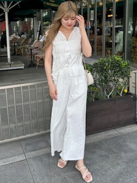 「archives（アルシーヴ）のアイテム」を使った、archivesさん（レディース・160cm）の夏コーディネート