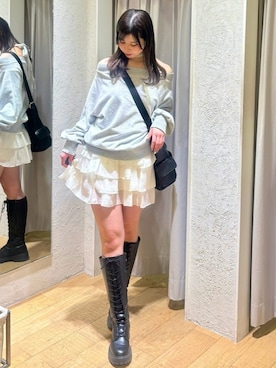 「チョーカートップス」｜archivesさん（レディース・166cm）の冬コーディネート