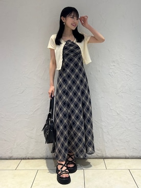 「アイテム（ワンピース）」を使った、archivesさん（骨格ナチュラル・レディース・161cm）の夏コーディネート