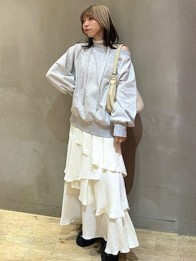 「チョーカートップス」｜archivesさん（レディース・152cm）の冬コーディネート