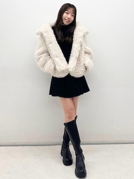 「archives（アルシーヴ）のアイテム（その他アウター）」を使った、archivesさん（レディース・159cm）の秋コーディネート