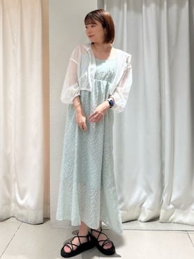 「archives（アルシーヴ）のアイテム（ブルゾン）」を使った、archivesさん（レディース・157cm）の夏コーディネート