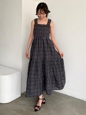 「archives（アルシーヴ）のアイテム（ワンピース/ドレス）」を使った、archivesさん（レディース・156cm）の夏コーディネート