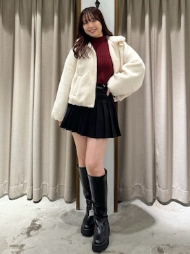 「archives（アルシーヴ）のアイテム（ブルゾン）」を使った、archivesさん（レディース・158cm）の秋コーディネート