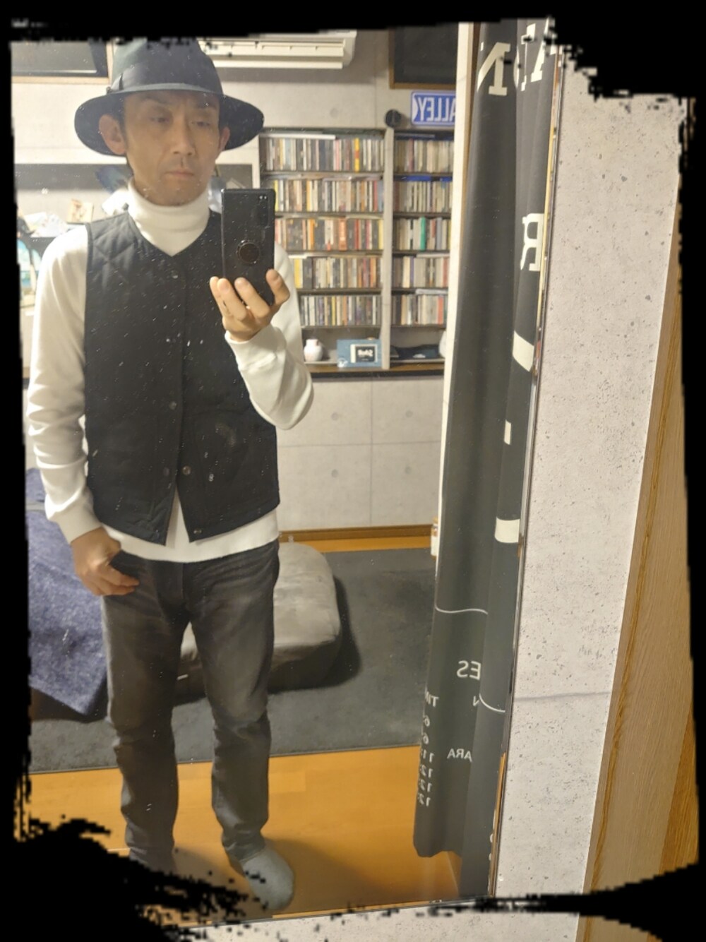 美品！USA製【shcott】ウール　ワークベスト　シャドーチェック 美品！USA製【shcott】ウール ワークベスト シャドーチェック 美品