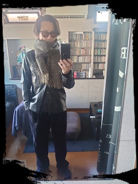 RA$H-KOOさん(メンズ・174cm)の冬コーディネート