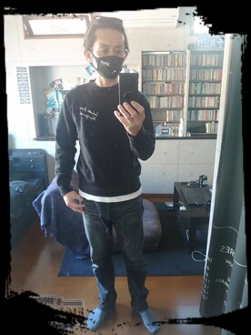 RA$H-KOOさん（メンズ・174cm）の冬コーディネート