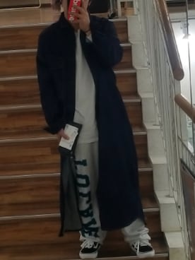 「Champion（チャンピオン）のアイテム（スウェットパンツ）」を使った、ゆーやさん（メンズ・170cm）の春コーディネート