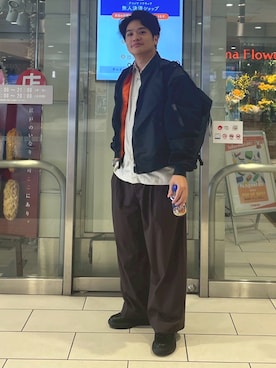 「アイテム（ジャケット/アウター）」を使った、Kさん（メンズ・174cm・30代）の夏コーディネート