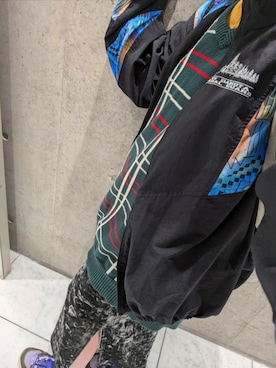 「Honeys（ハニーズ）のアイテム」を使った、namariさん（レディース・155cm）の秋コーディネート