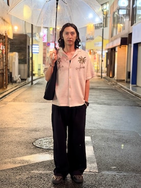 「glamb（グラム）のアイテム」を使った、YUKO【glamb】さん（メンズ・178cm）の秋コーディネート