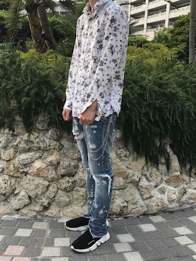 「スピードトレーナー」｜Яөія﻿aさん（メンズ・175cm）の夏コーディネート