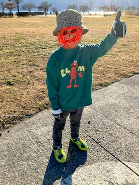 「お正月」｜KOMAIさん（キッズ・120cm）の冬コーディネート