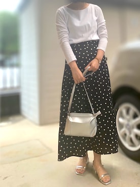 「アイテム（イヤリング）」を使った、maaa。さん（レディース・154cm・20代）の夏コーディネート