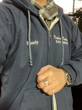 「CAMBER（キャンバー）のアイテム」を使った、Koji Shoさん（メンズ・164cm）の冬コーディネート