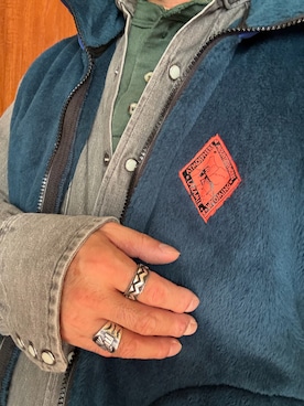 「Wrangler（ラングラー）のアイテム」を使った、Koji Shoさん（メンズ・164cm）の秋コーディネート