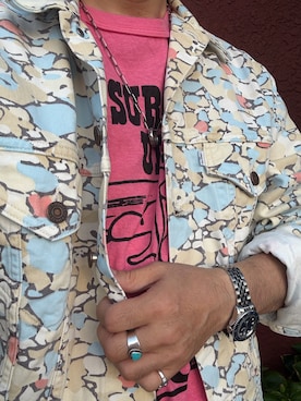 「LEVI'S VINTAGE CLOTHING（リーバイスビンテージクロージング）のアイテム（デニムジャケット）」を使った、Koji Shoさん（メンズ・164cm）の秋コーディネート