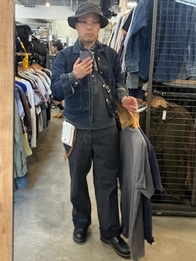 「アイテム（スマホケース/カバー）」を使った、Koji Shoさん（メンズ・164cm）の夏コーディネート