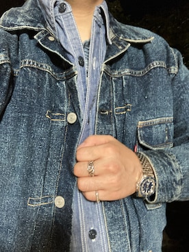 「Eddie Bauer（エディーバウアー）のアイテム（Tシャツ/カットソー）」を使った、Koji Shoさん（メンズ・165cm）の秋コーディネート