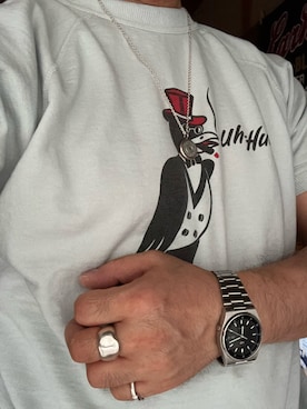 「シルバーアクセサリー」｜Koji Shoさん（メンズ・164cm）の秋コーディネート