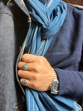 「アイテム（アナログ腕時計）」を使った、Koji Shoさん（メンズ・164cm）の秋コーディネート