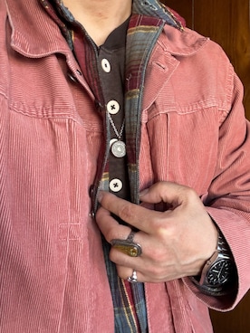 「TCB jeans（ティーシービージーンズ）のアイテム」を使った、Koji Shoさん（メンズ・164cm）の春コーディネート