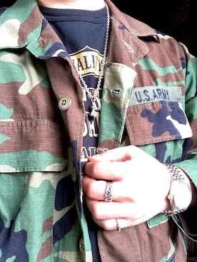 「U.S.ＡＲＭＹ」｜Koji Shoさん（メンズ・165cm）の秋コーディネート
