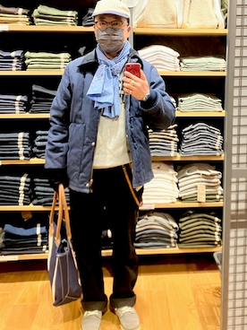 「アイテム（アナログ腕時計）」を使った、Koji Shoさん（メンズ・164cm）の冬コーディネート