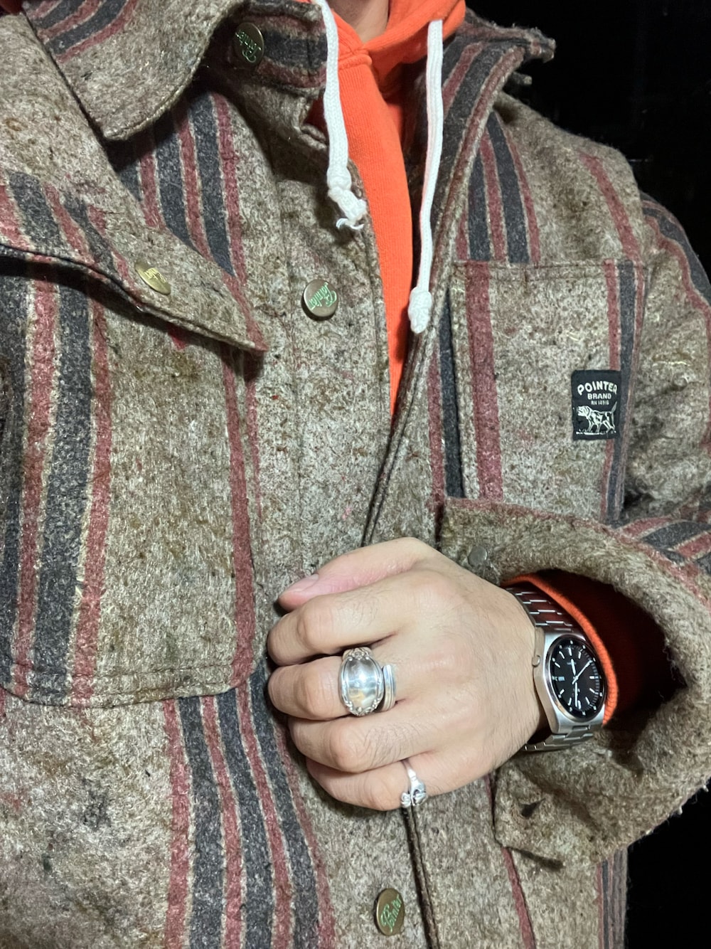 USA製】POINTER BRAND ポインター カバーオール ヒッコリー デニム