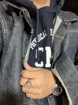 「アイテム（アナログ腕時計）」を使った、Koji Shoさん（メンズ・164cm）の秋コーディネート