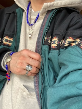 「WAREHOUSE（ウエアハウス）のアイテム」を使った、Koji Shoさん（メンズ・164cm）の冬コーディネート