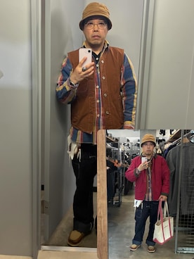 「L.L.Bean（エルエルビーン）のアイテム（ジャケット/アウター）」を使った、Koji Shoさん（メンズ・164cm）の春コーディネート