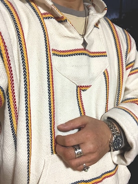 「アイテム（腕時計）」を使った、Koji Shoさん（メンズ・164cm）の冬コーディネート