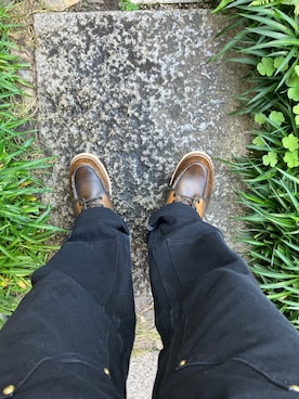 「RED WING SHOES（レッドウィング）のアイテム（ブーツ）」を使った、Koji Shoさん（メンズ・165cm）の秋コーディネート