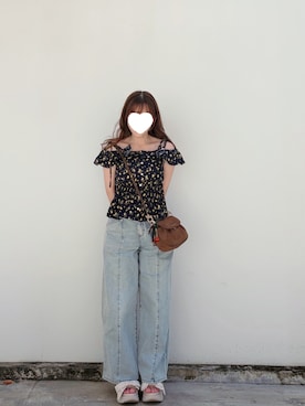 「SNIDEL（スナイデル）のアイテム（パンツ）」を使った、🌸 Ginny  🌸さん（レディース・150cm）の春コーディネート