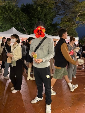 「COACH（コーチ）のアイテム」を使った、咬宗さん（メンズ・172cm）の春コーディネート