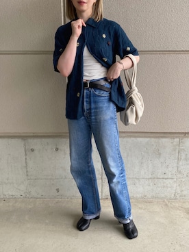 「リーバイスヴィンテージ」｜o...さん（レディース・157cm）の春コーディネート