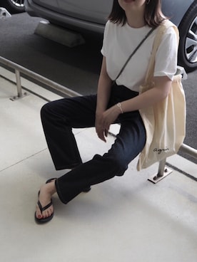 「BATONER（バトナー）のアイテム」を使った、o...さん（レディース・157cm）の夏コーディネート